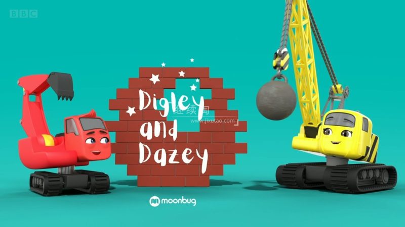 BBC英语动画片Digley and Dazey Stories工程车小伙伴们的故事，全21集，1080P高清视频带英文字幕，百度网盘下载！