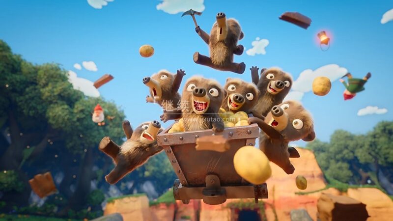 Netflix英文动画《7 Bears 七只熊》全10集，1080P高清视频带英文字幕，百度网盘下载！