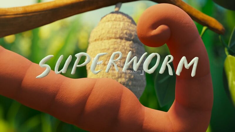 BBC英文短篇优秀动画《Superworm 超级蠕虫》带英文字幕+中英文字幕，百度网盘下载！