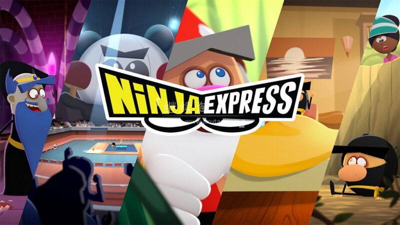 BBC儿童忍者喜剧英文动画《Ninja Express 忍者快递》全52集，1080P高清视频带英文字幕，百度网盘下载！