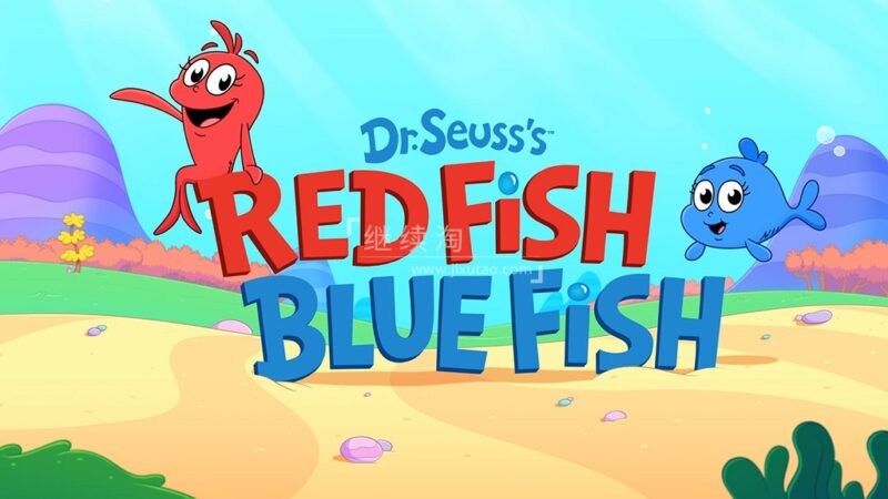 Netflix英文动画《Dr. Seuss's Red Fish, Blue Fish 苏斯博士：红色的鱼，蓝色的鱼》全1-3季共15集，1080P高清视频，百度网盘下载！