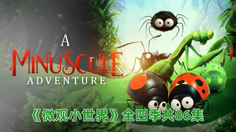 法国纪录片《Minuscule微观小世界》昆虫总动员动画片全四季共86集，百度网盘下载！