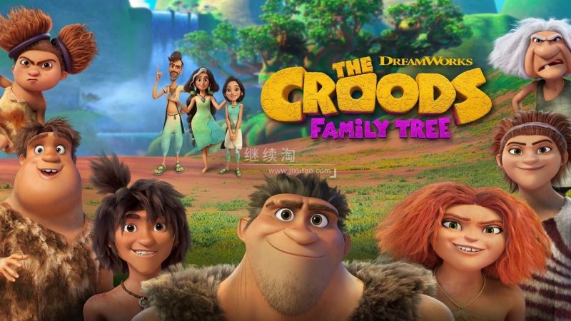 《疯狂原始人:家谱 The Croods: Family Tree》全6季共39集，英文版高清动画片带英文字幕，百度网盘下载！