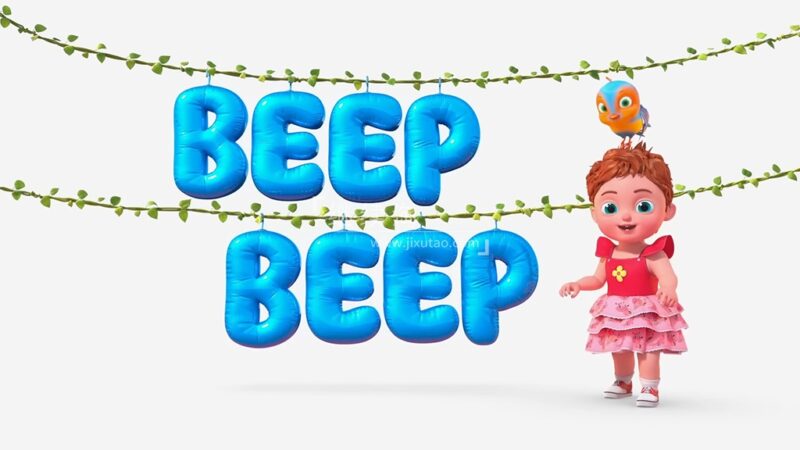 Youtube英文益智启蒙儿歌动画《Beep Beep》全133集，1080P高清视频带英文字幕，带配套音频MP3，百度网盘下载！
