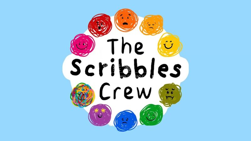 YouTube亲子教育频道《The Scribbles Crew & Friends》全72集，1080P高清视频带英文字幕，百度网盘下载！