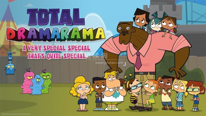 英文动画片《Total DramaRama 小鬼头大乱斗》全三季共149集，1080P高清视频带英文字幕，百度网盘下载！
