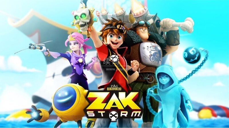 英文版《Zak Storm 扎克风暴》全39集，1080P高清视频带英文字幕，百度网盘下载！