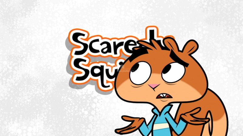 《Scaredy Squirrel松鼠小嘀咕》全三季共104集，1080P高清视频带英文字幕，百度网盘下载！
