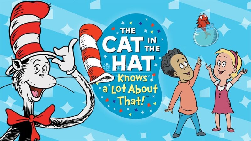 PBS Kids《万事通戴帽子的猫 The Cat in the Hat Knows a Lot About That!》全1-3季共160集，1080P高清视频带英文字幕，百度网盘下载！