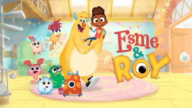 英文动画片《Esme & Roy 埃斯米和罗伊》全二季共68集，1080P高清视频带英文字幕，带配套音频MP3，百度网盘下载！