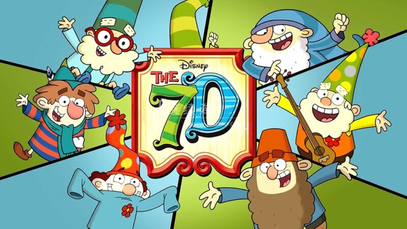 迪士尼英文动画片《The 7D 七宝》七个小矮人全47集，1080P高清视频带英文字幕，百度网盘下载！