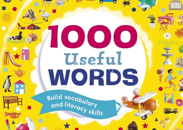 DK鼎鼎大名的图解字典《1000 useful words》高清电子版PDF+音频+视频，百度网盘下载！