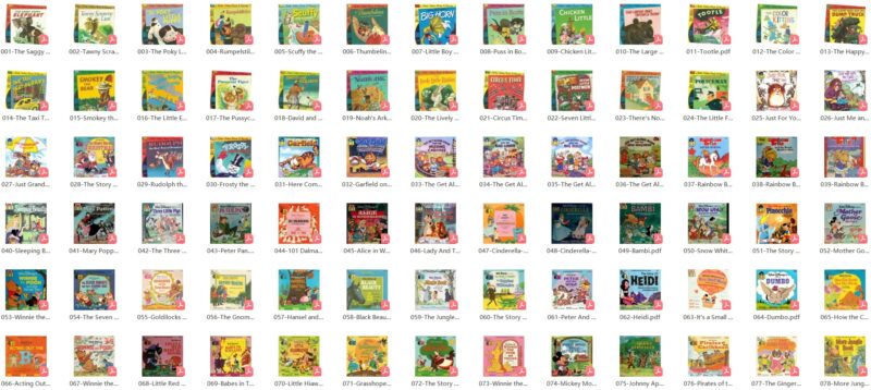 150册Disney Stories迪士尼动画故事英语绘本PDF+原版音频MP3，百度网盘下载！